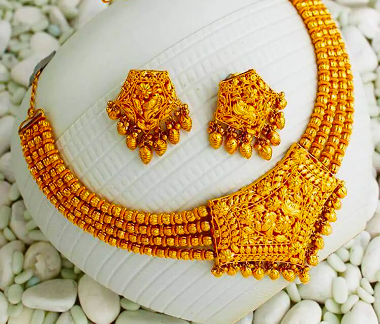 گردنبند گوشواره هندی