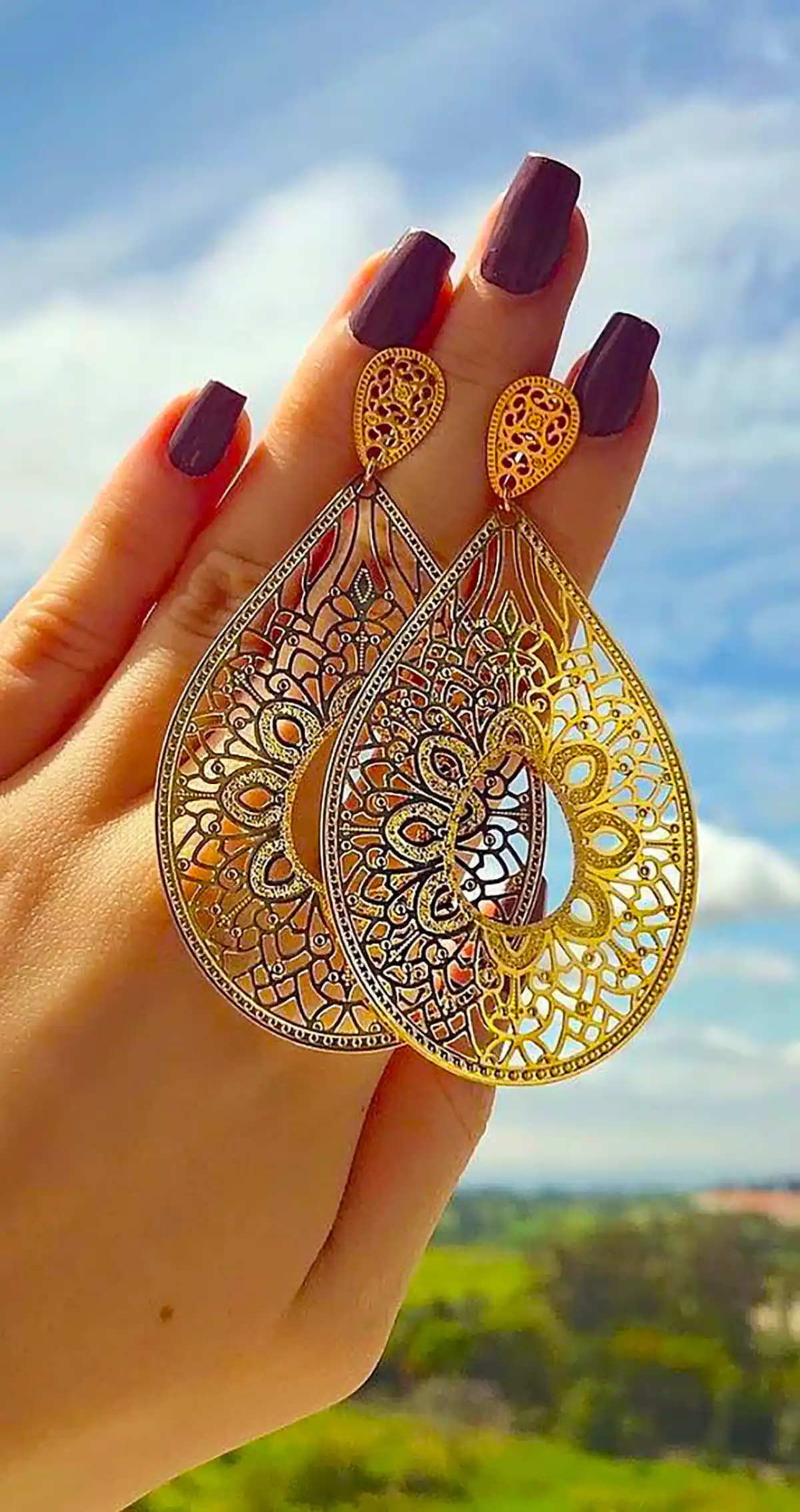 گوشواره اشکی مدرن