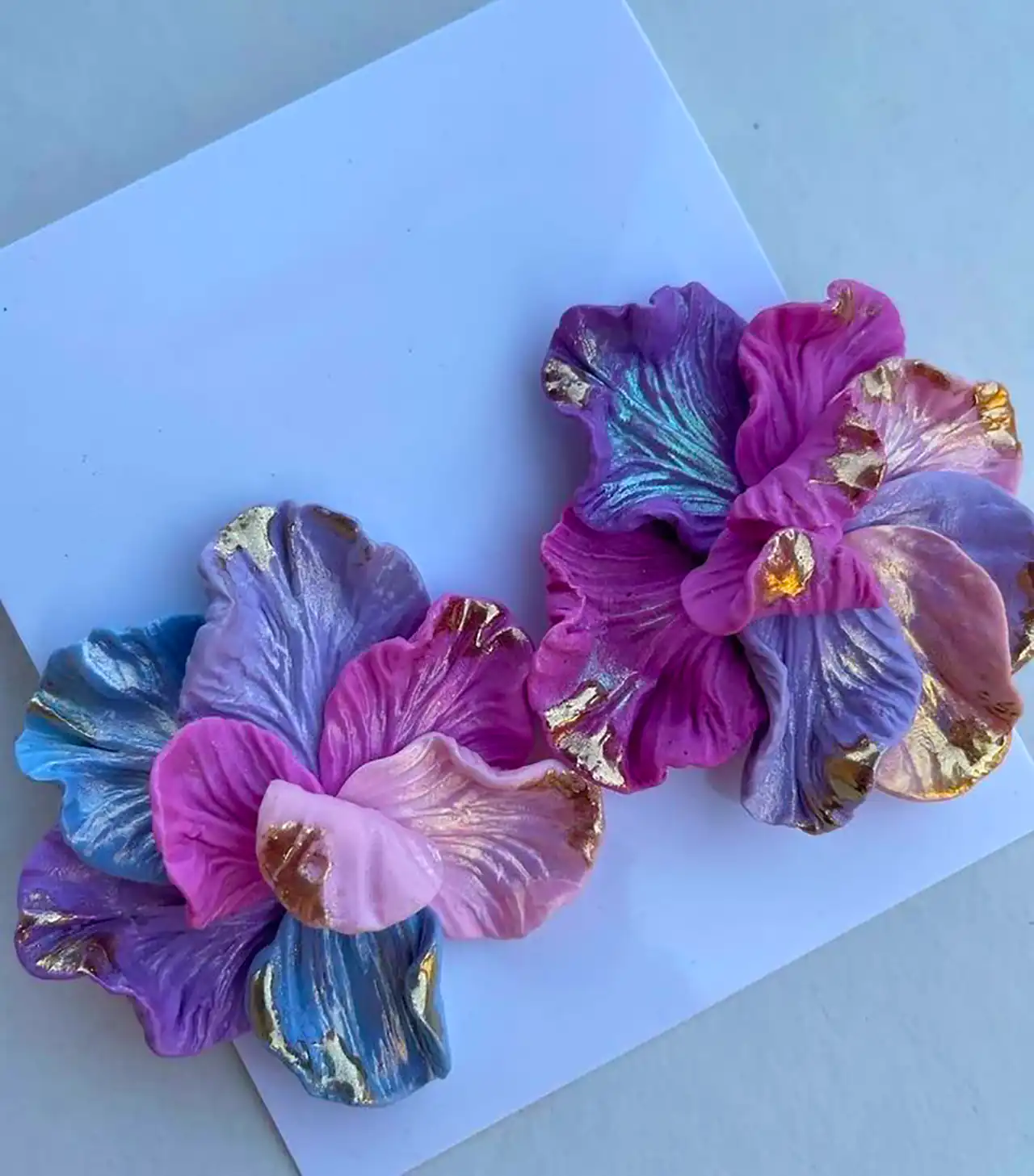 گوشواره سرخابی جذاب