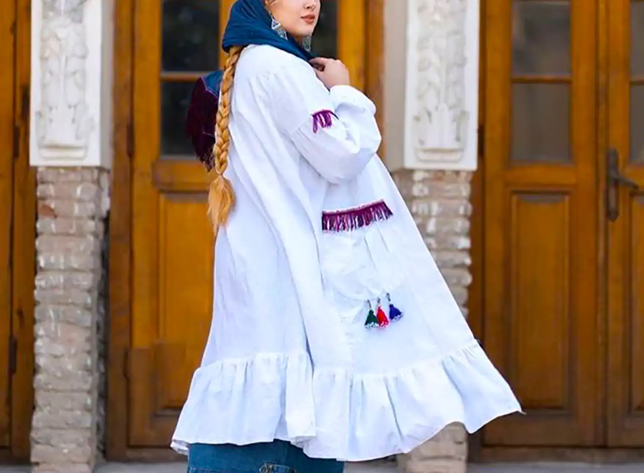 مانتو خوش دوخت زیبا