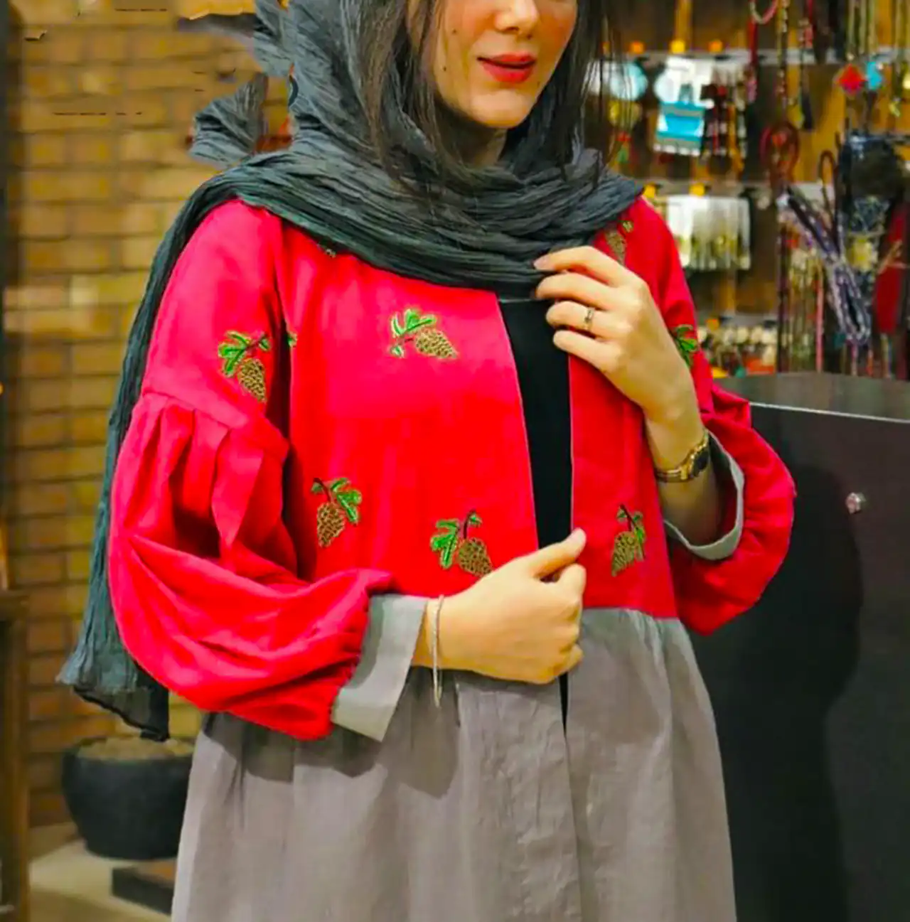 مانتو خوش دوخت زیبا