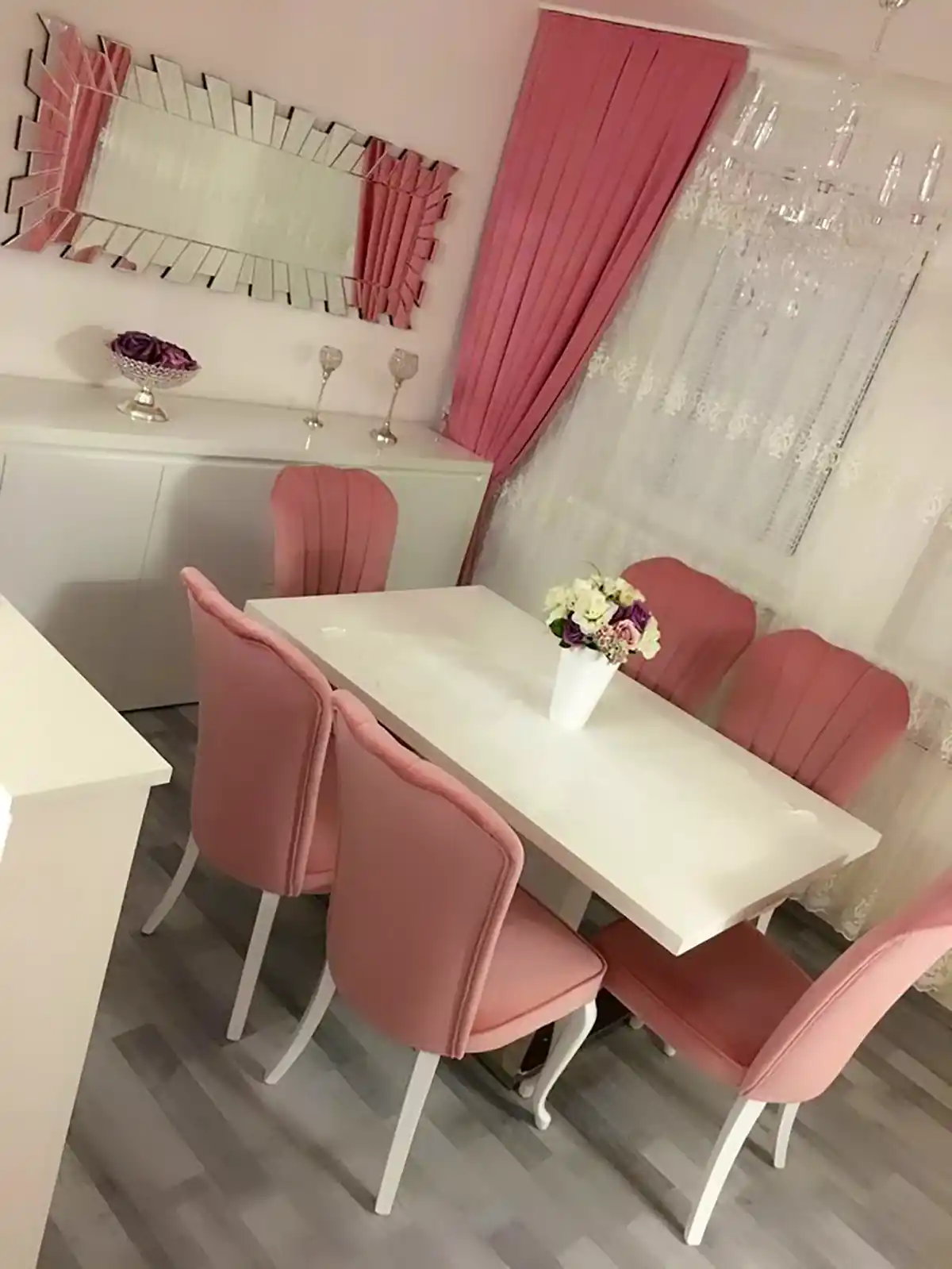 میز غذاخوری شش نفره