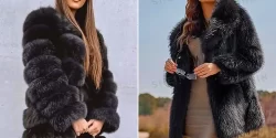 پالتو کتی زنانه پوست سمور؛ ۱۵ ایده جذاب استایل لوکس مناسب فصلهای سرد