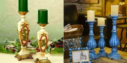 پایه شمع کلاسیک؛ ۱۵ ایده جذاب و مدرن برای چیدمان لاکچری و چشم‌نواز