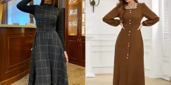 پیراهن بلند کلاسیک زنانه؛ ۱۵ مدل شگفت‌انگیز برای استایل بی‌نقص و فوق‌العاده جذاب