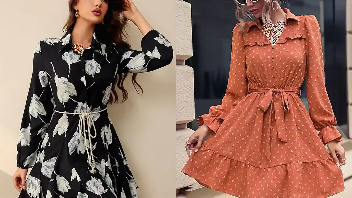 پیراهن میدی باکلاس زنانه