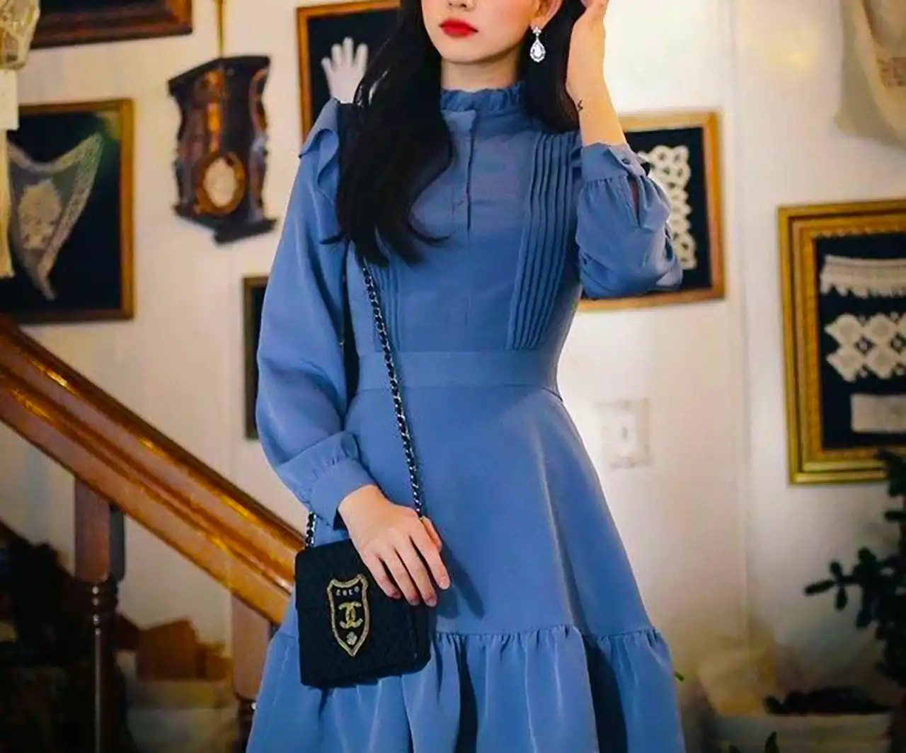 پیراهن پوشیده قد ۹۰ زنانه