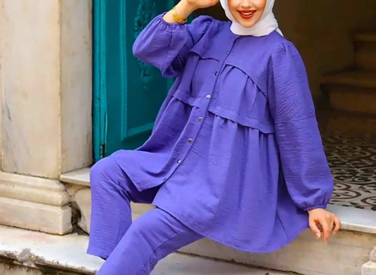 ست تونیک شلوار کلاسیک