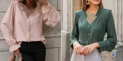 شومیز کرپ مینیمال؛ ۱۵ عکس جذاب و خاص برای استایل‌های ساده و شیک
