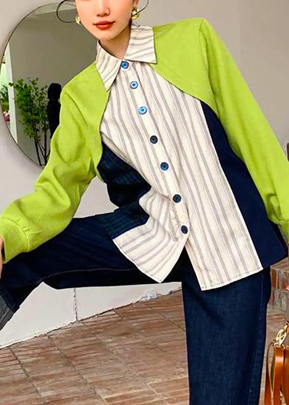 شومیز تکه دوزی شیک