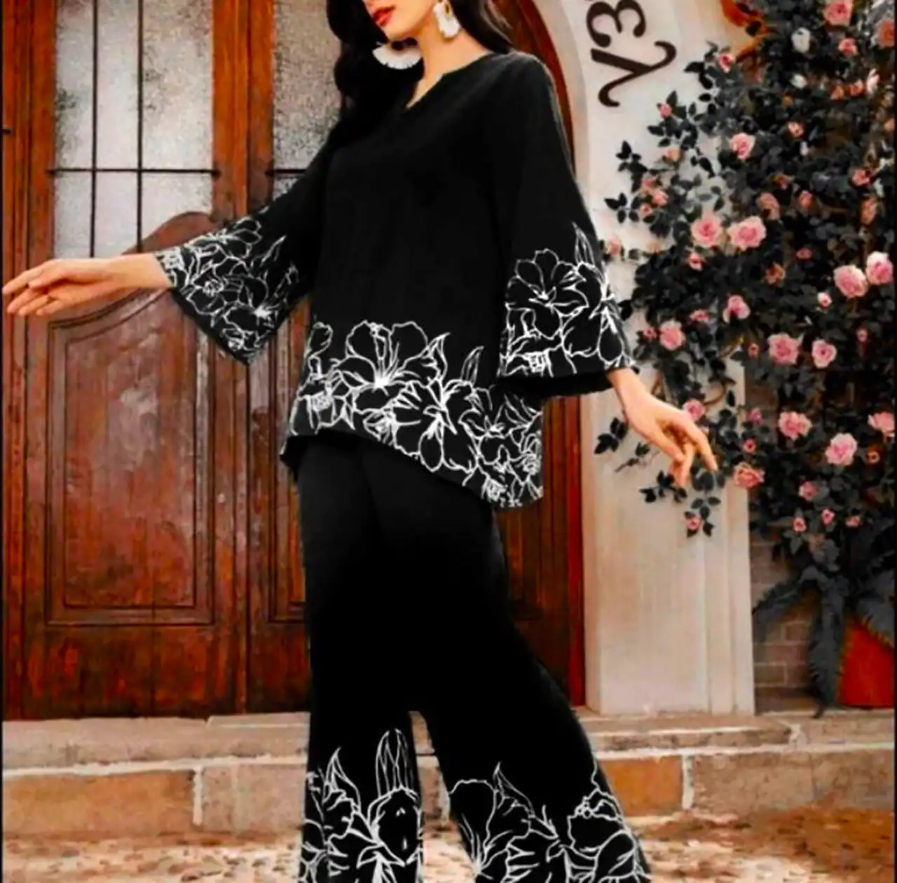 تونیک شلوار راحتی زنانه