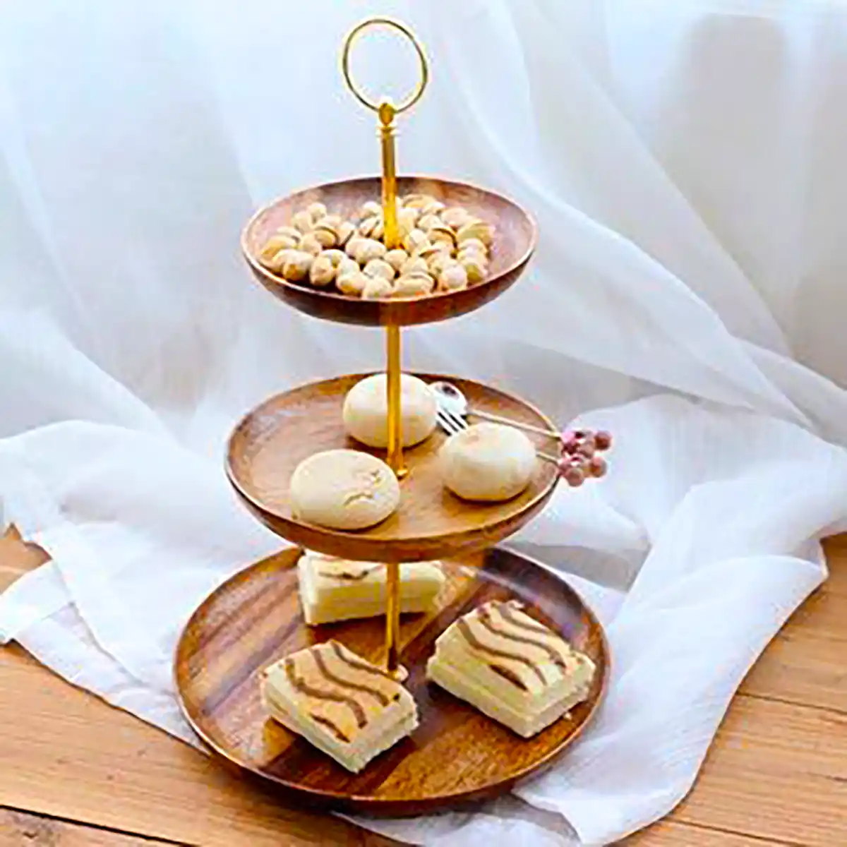ظرف میوه خوری چوبی