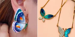 زیورالات شیک پروانه ای؛ ۱۵ ایده جذاب برای تکمیل استایل شیک و شما