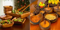 ظروف چوبی مدرن؛ ۱۵ مدل خیره‌کننده مناسب دکوراسیون مینیمال و لاکچری مدرن