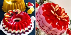 دسر ژله‌ای پاییزی جذاب؛ ۱۵ مدل شیک و رنگارنگ مناسب پذیرایی‌های خاص و زیبا