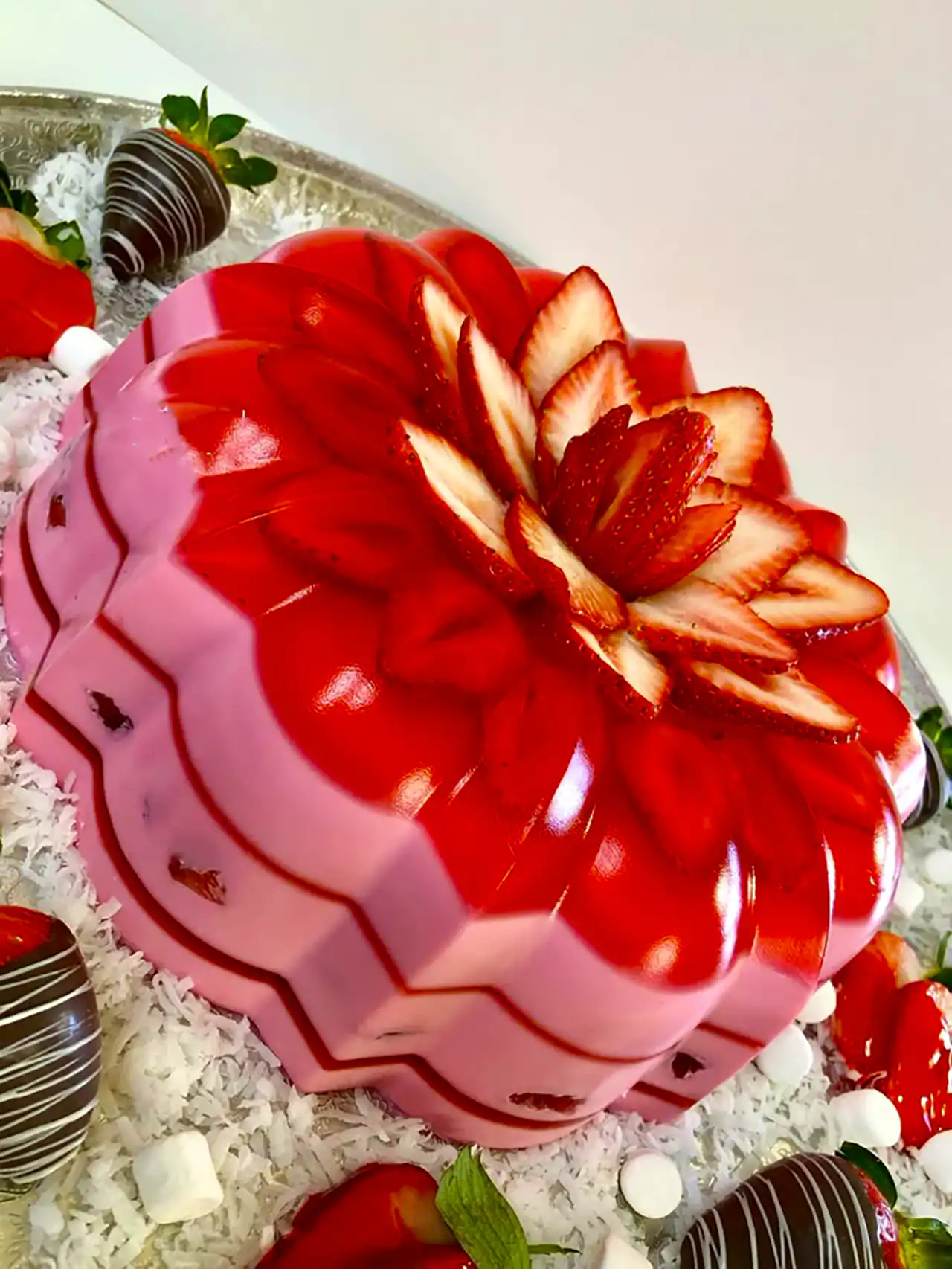 دسر ژله ای پاییزی جذاب