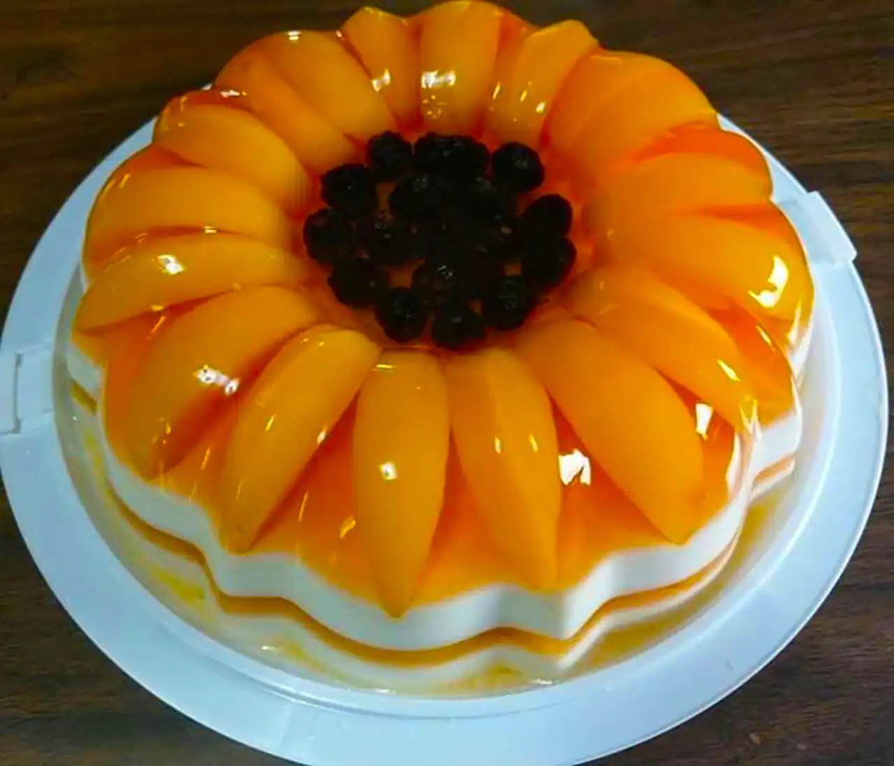 دسر ژله ای پاییزی جذاب