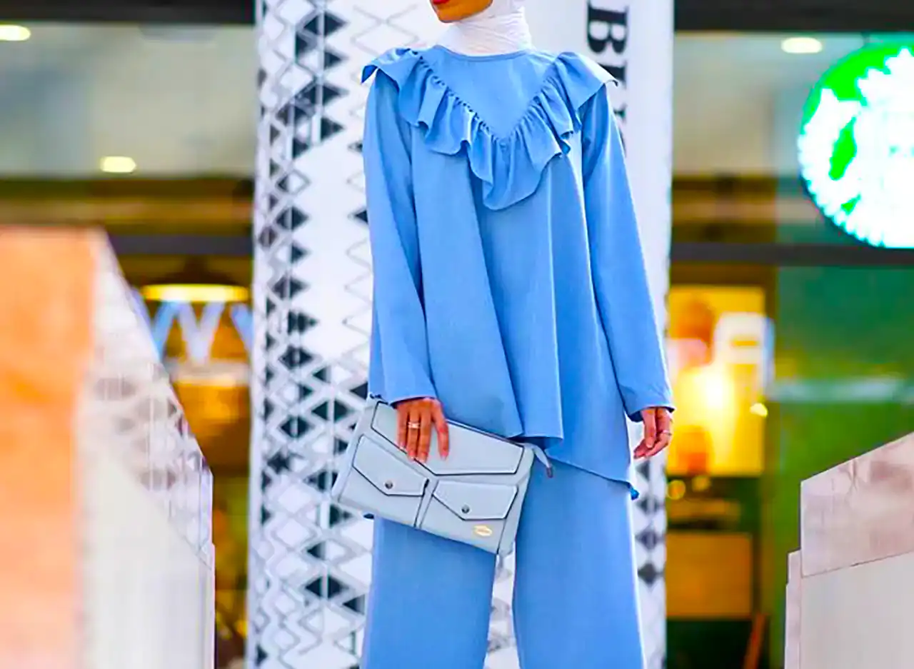 استایل آبی زنانه