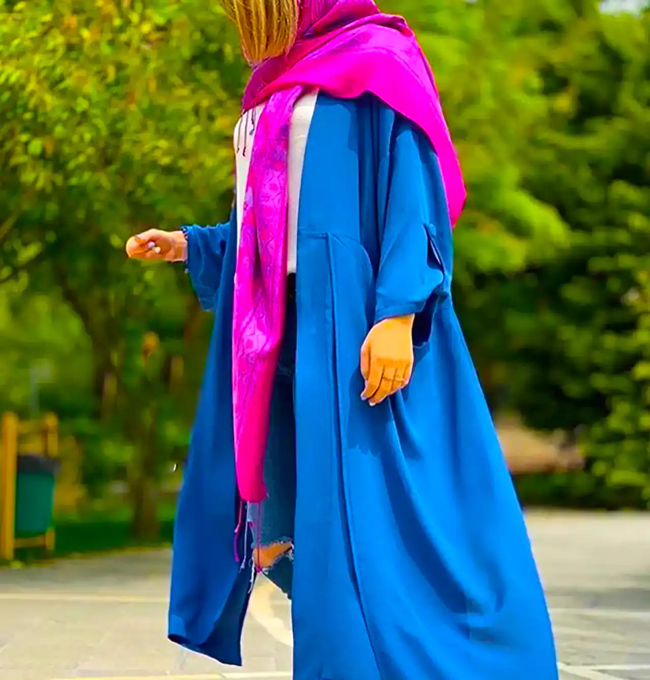 استایل آبی زنانه