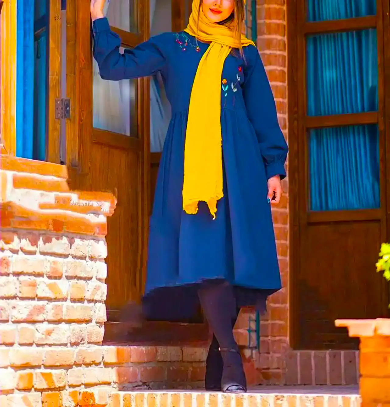استایل آبی زنانه