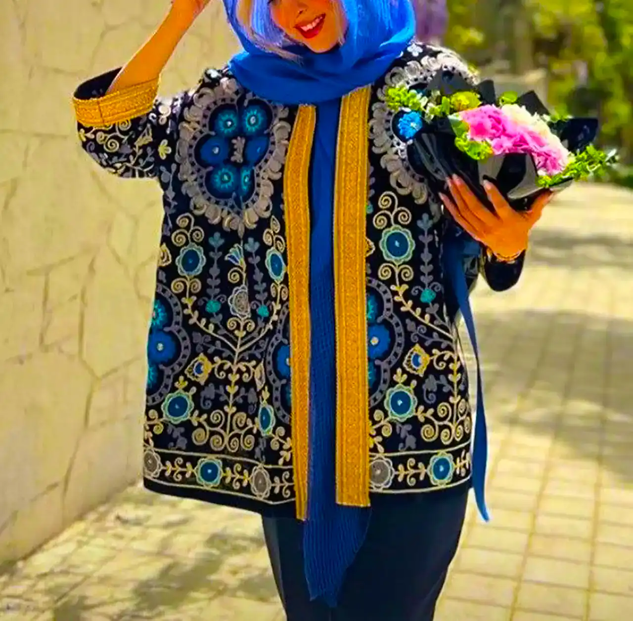 استایل آبی زنانه