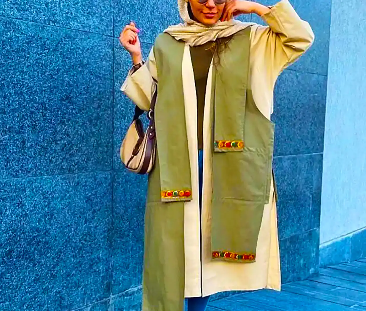 استایل شاد زنانه با رنگ روشن