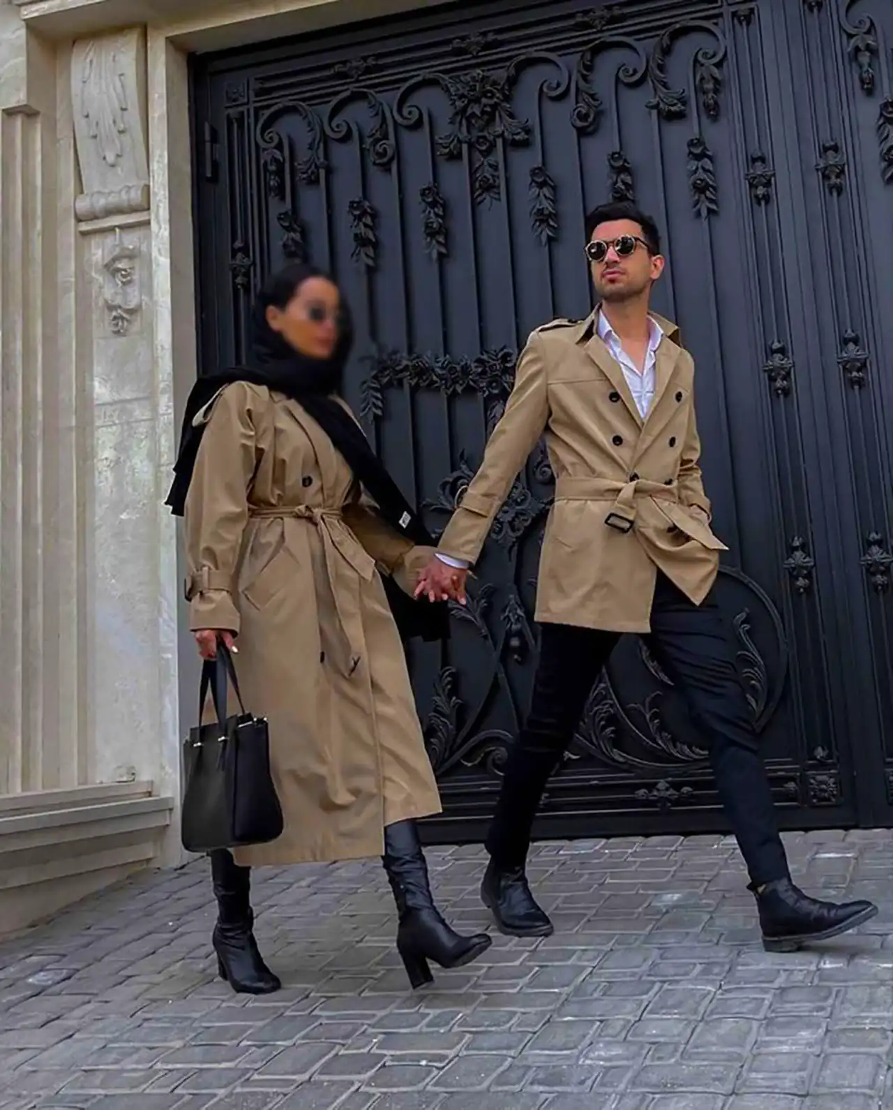 استایل پاییزه زن و شوهری