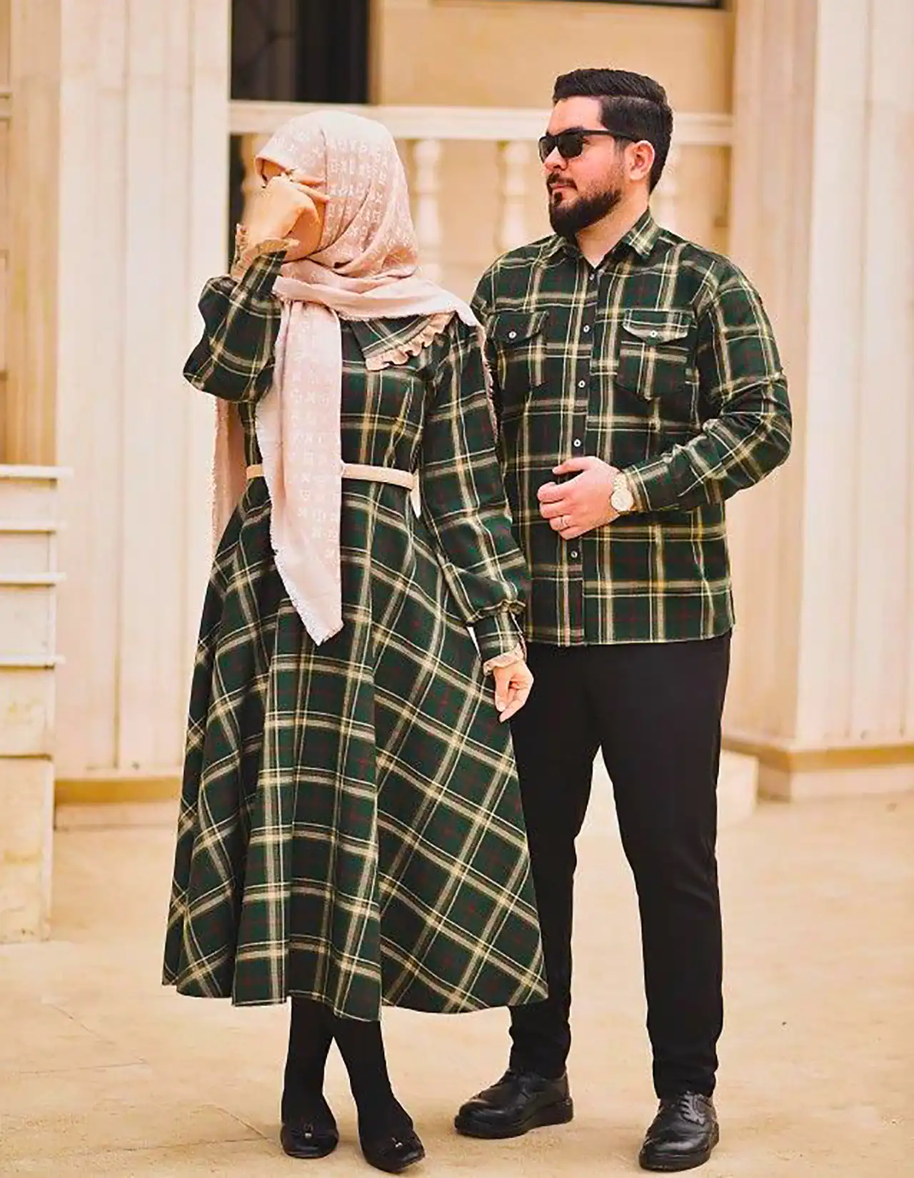 استایل پاییزه زن و شوهری