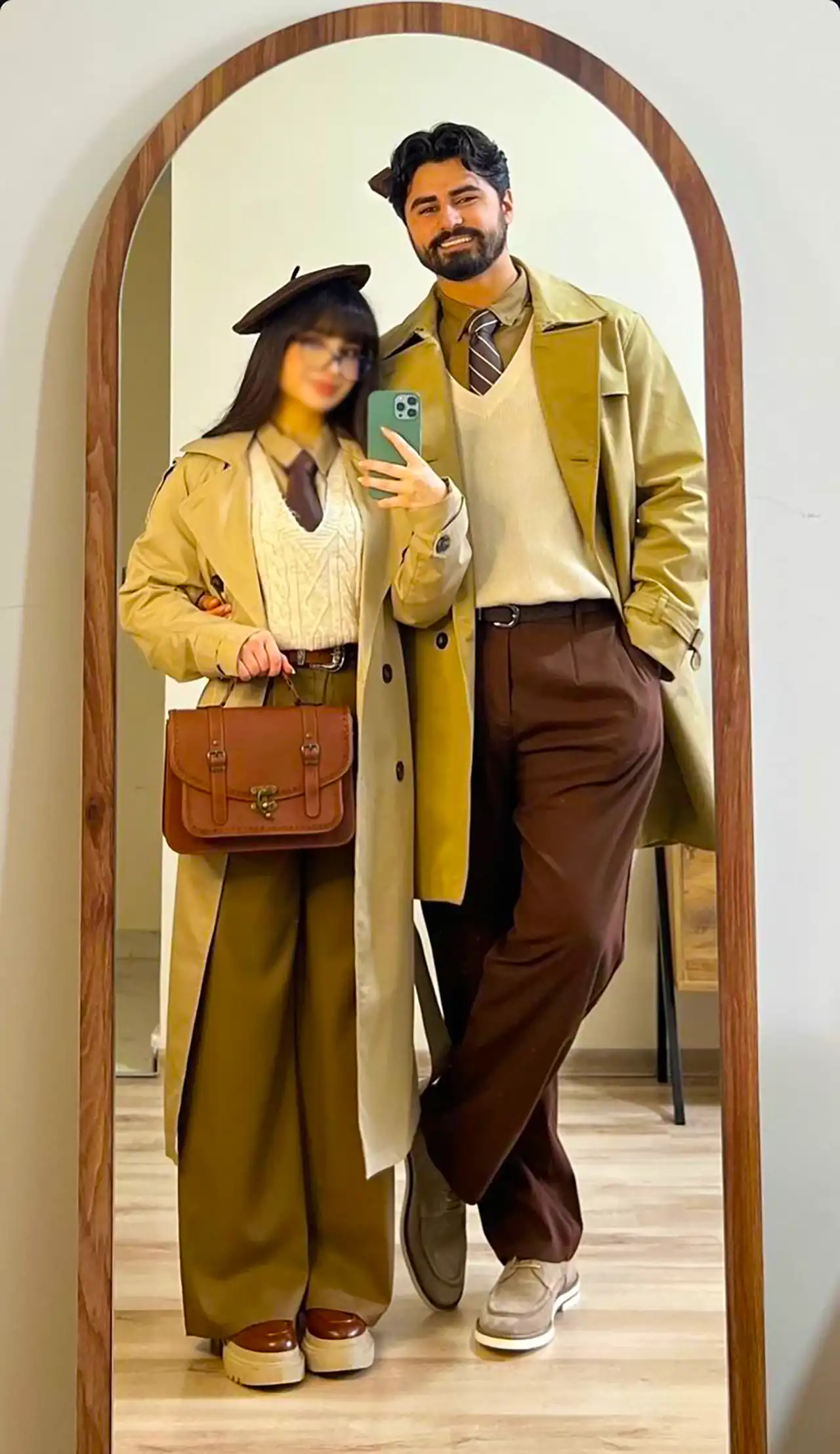 استایل پاییزه زن و شوهری