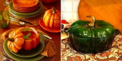 قابلمه طرح کدو تنبل؛ ۱۵ عکس جذاب رنگارنگ برای دکور و آشپزخانه خاص