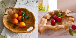 کاسه چوبی دفرمه؛ ۱۵ عکس هنری خاص برای دکور طبیعی خانه‌های مدرن