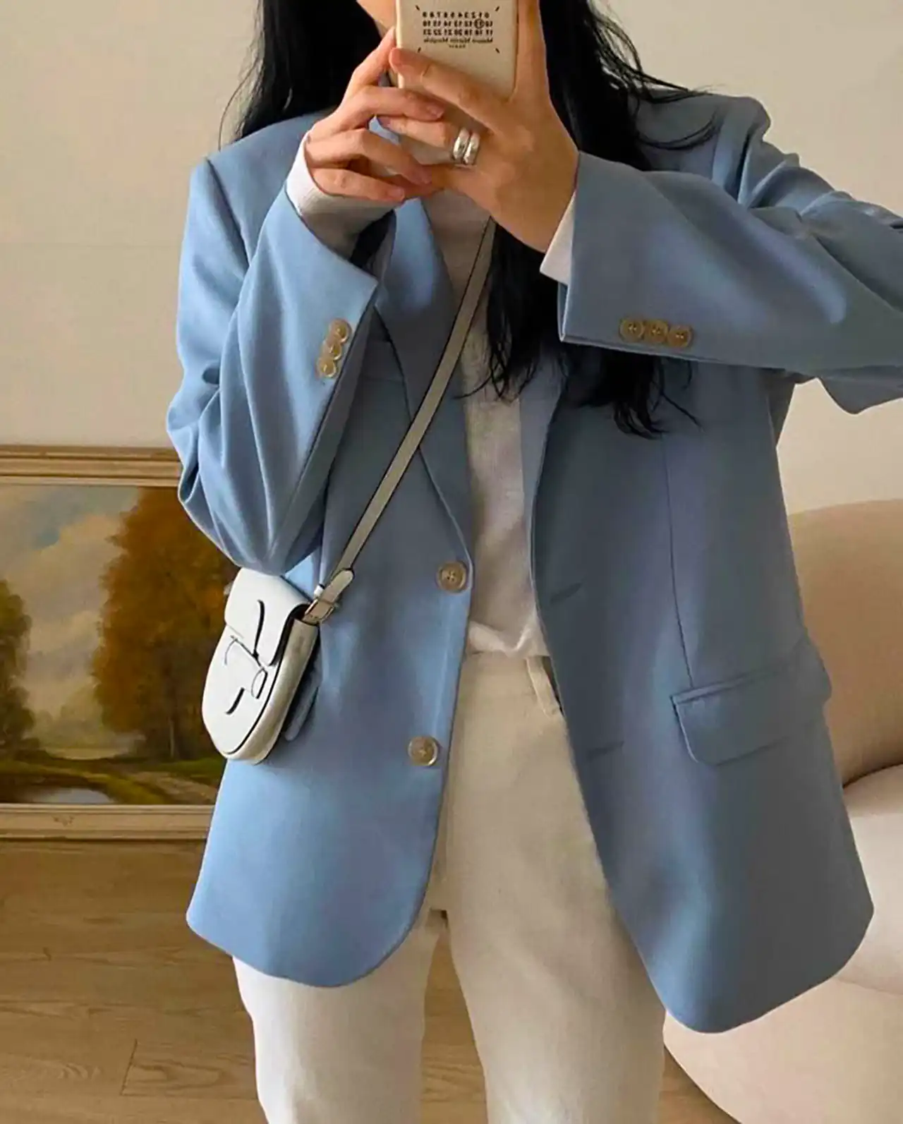 کت بلیزر اسپرت آبی