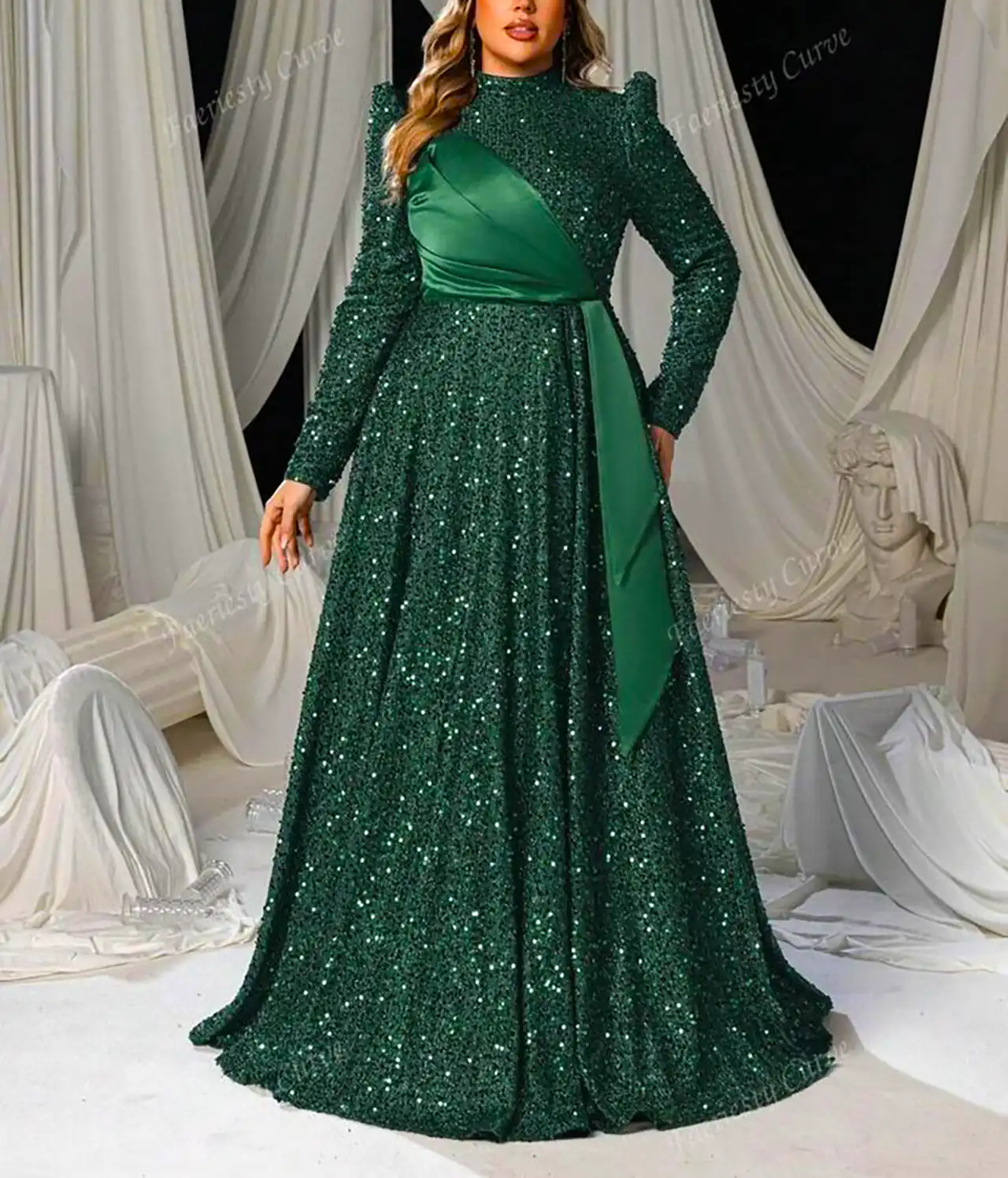 لباس مجلسی لمه شاینی