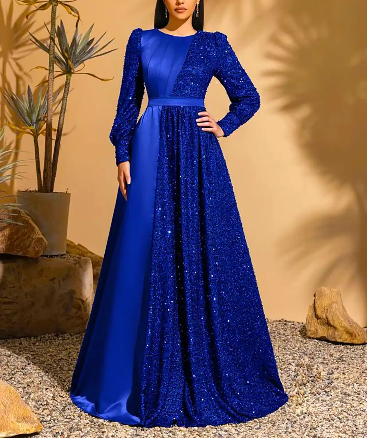 لباس مجلسی لمه شاینی