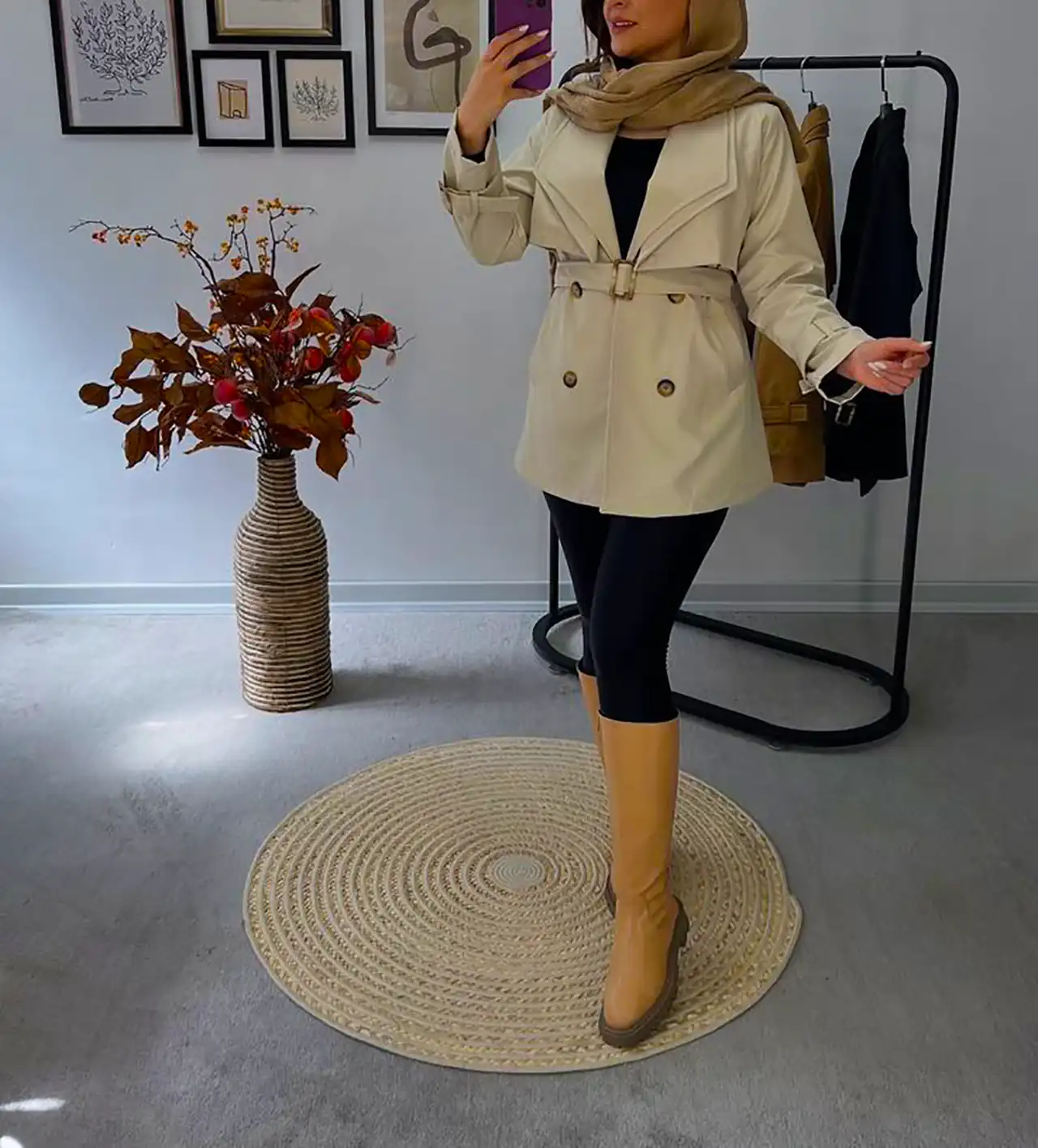لباس پاییزی شیک زنانه