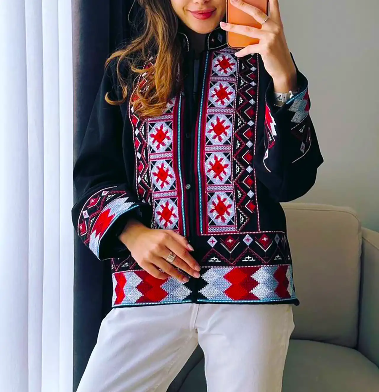 لباس سوزن دوزی زنانه