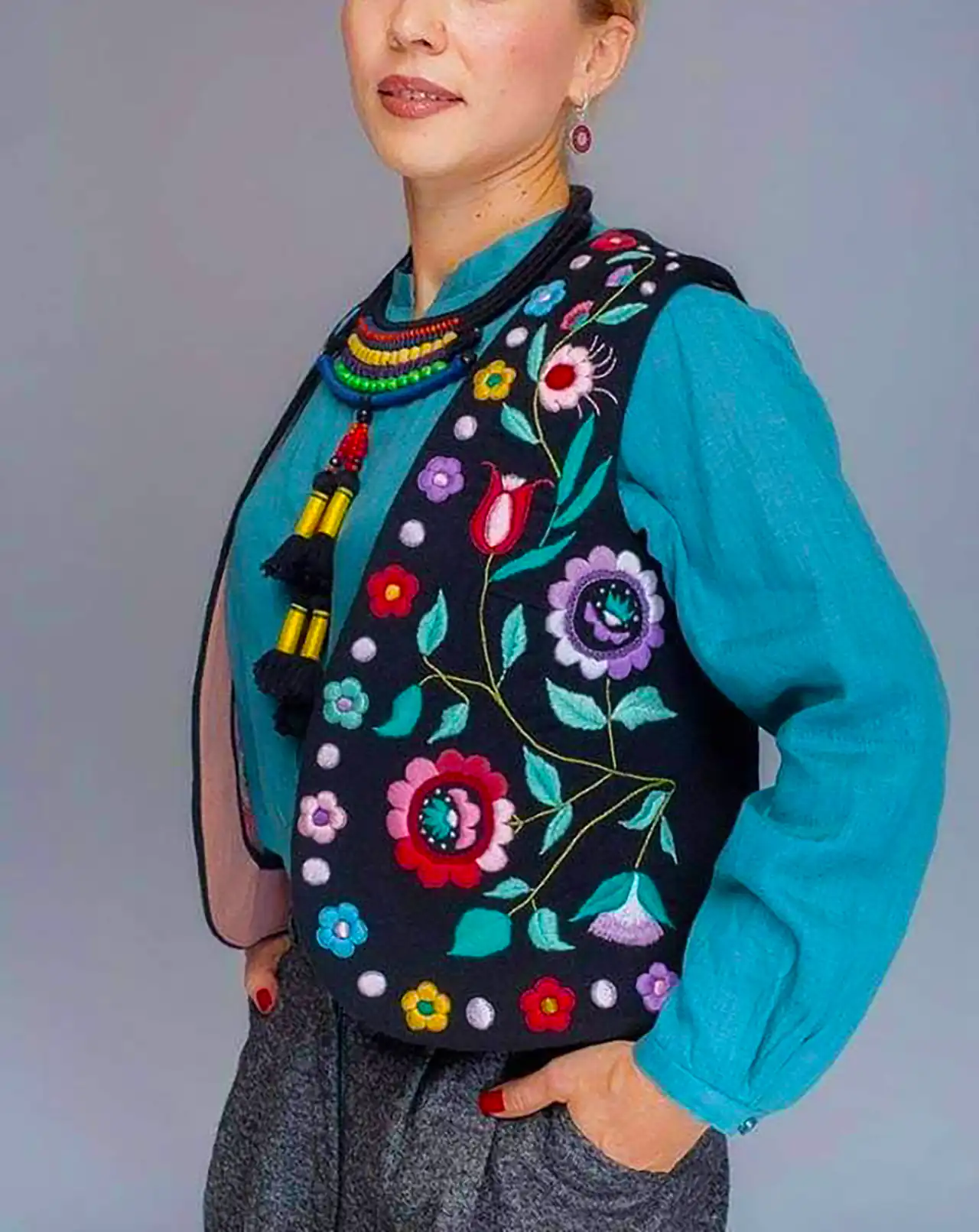 لباس سوزن دوزی زنانه