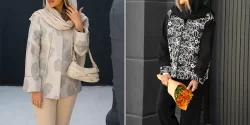 مانتو کتی سوزن دوزی پاییزه؛ ۱۵ عکس خاص برای استایل شیک و پاییزی