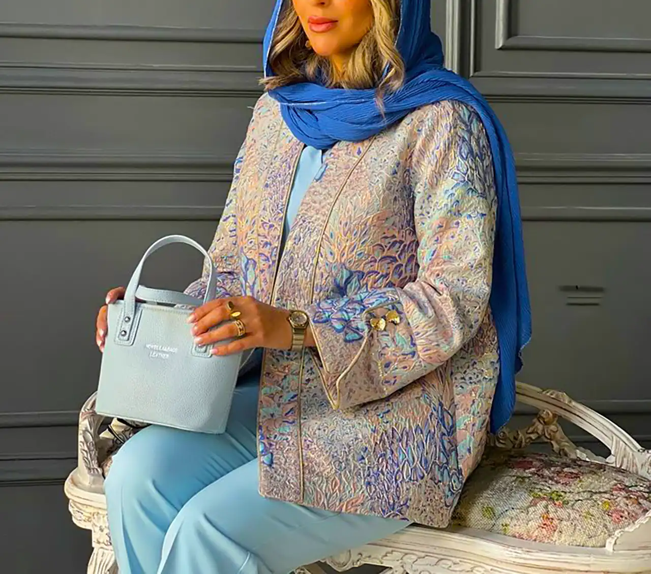 مانتو کتی سوزن دوزی پاییزه