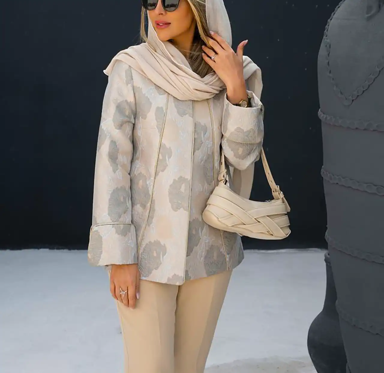 مانتو کتی سوزن دوزی پاییزه