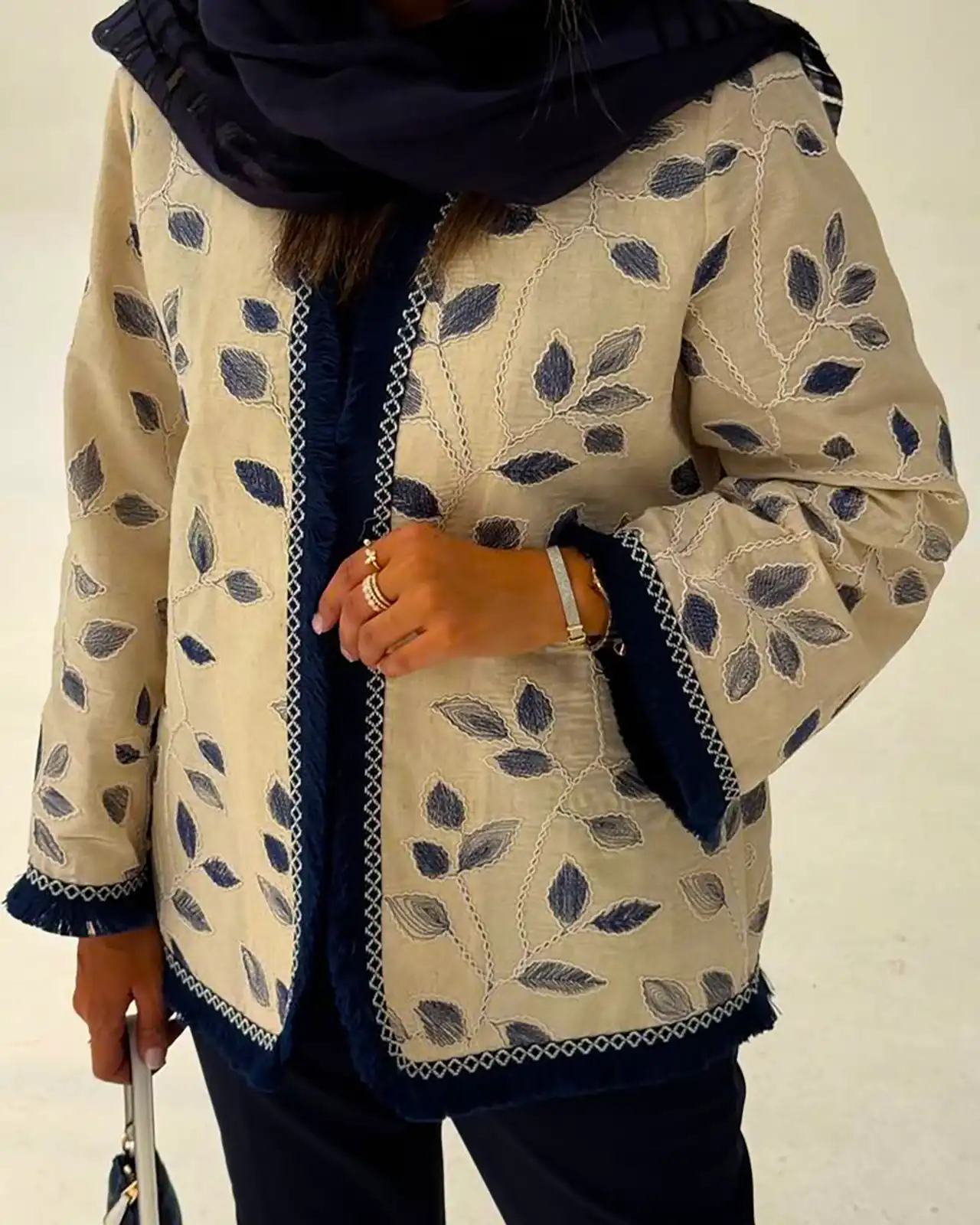 مانتو کتی سوزن دوزی پاییزه