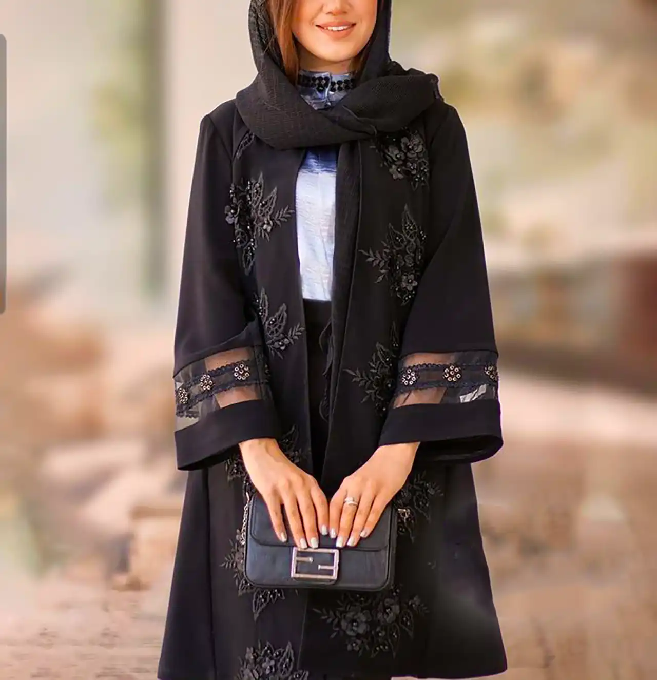 مانتو مشکی مجلسی خاص