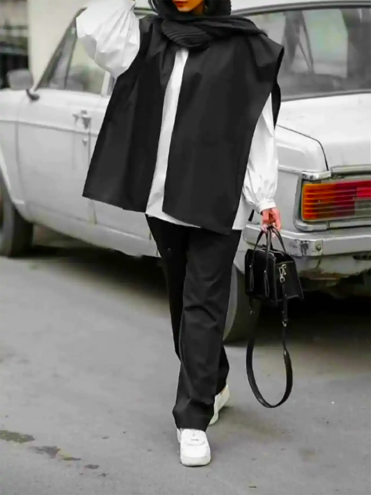 مانتو مشکی رسمی شیک