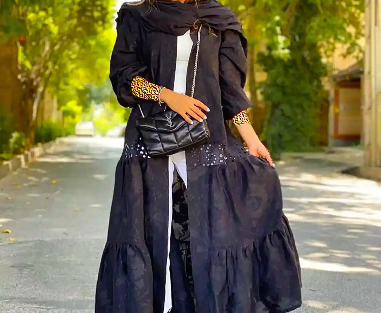 مانتو مشکی رسمی شیک
