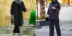 مانتو پاییزی ساده مینیمال؛ ۱۵ عکس جذاب از استایل‌های خاص و ساده بانوان شیک‌پوش
