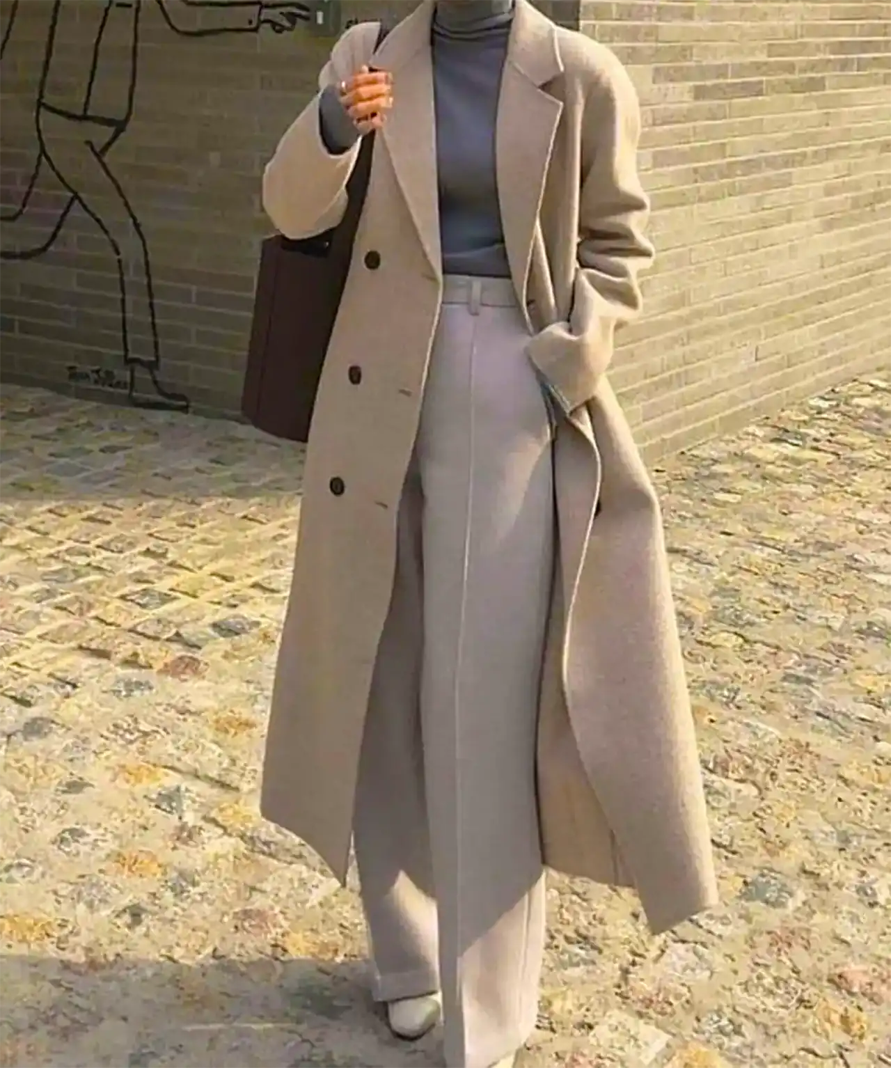 پالتو آستردار پاییزی زنانه