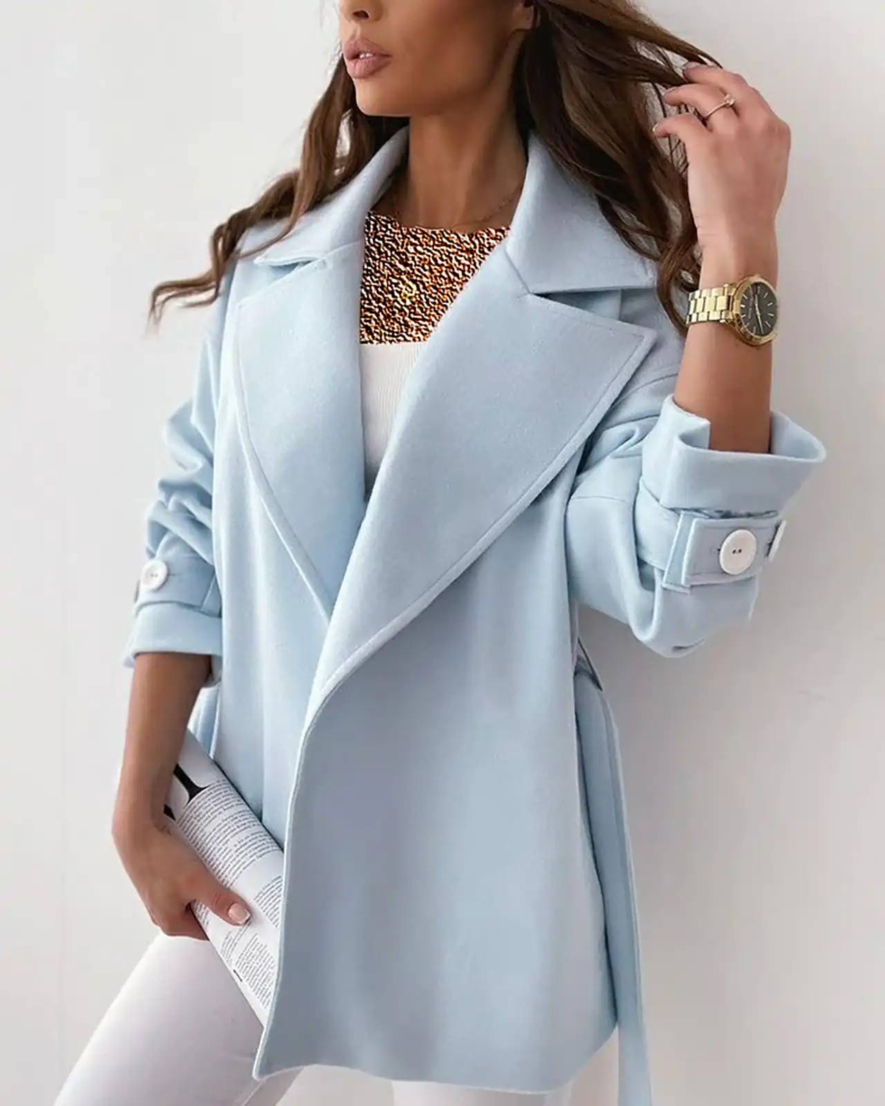 پالتو کلاسیک ساده زنانه