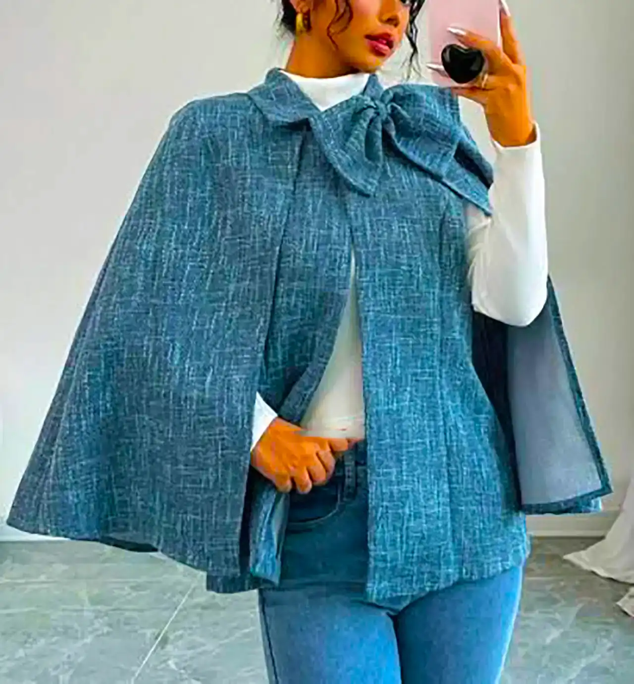 پالتو پانچ پاییزی شیک