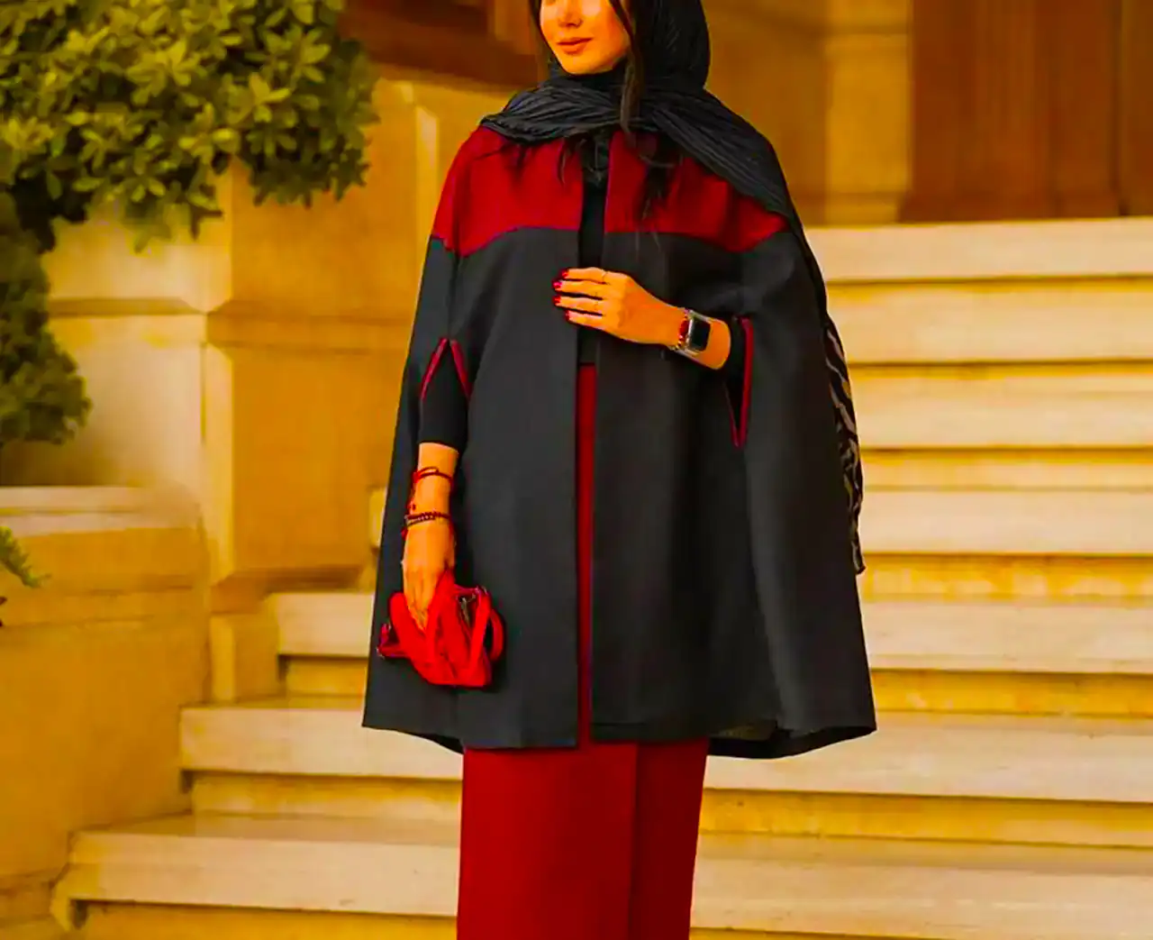 پالتو پانچ پاییزی شیک
