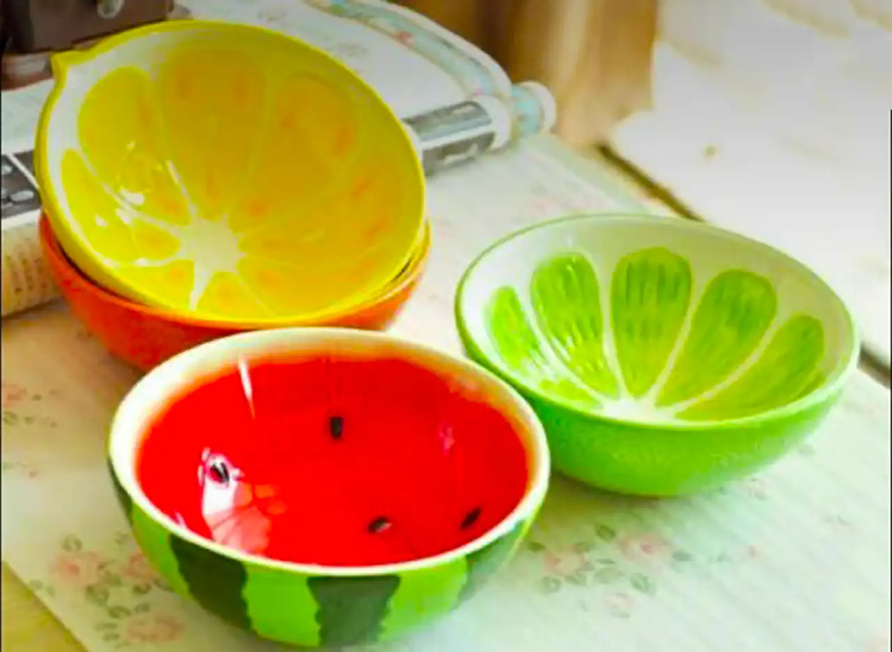 پیاله فانتزی طرح میوه